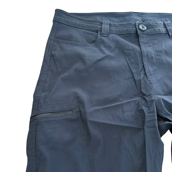 Eddie Bauer Women's First Ascent Guide Pro Pants Capris Black Stretch - Size 14 - Picture 4 of 10